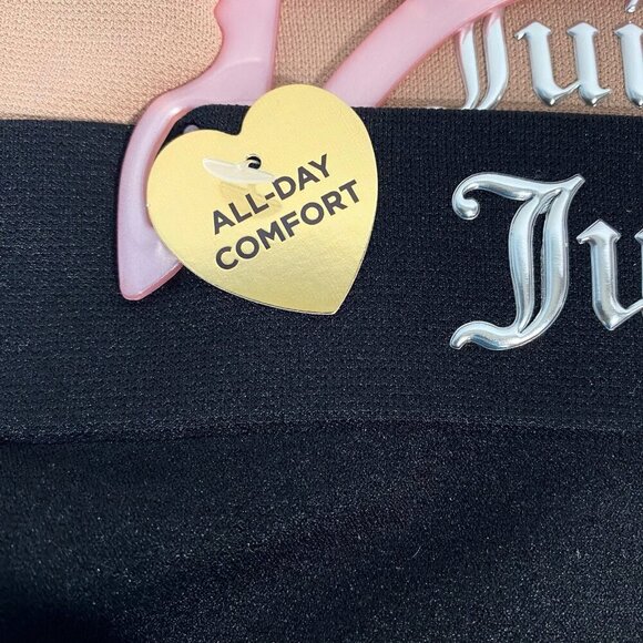 Juicy Couture Seamless Shaping Biker Shorts Slimming Set Black Beige NWT Size XL - Picture 2 of 8